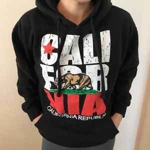 California Republic Hoodie Cotton Polyester Size M